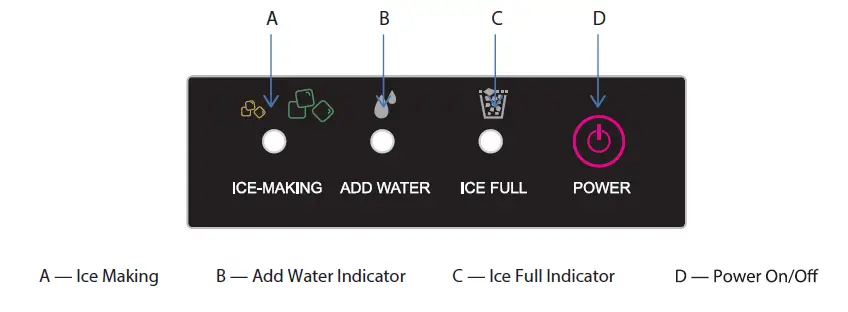 VIVOHOME X002YGR6R9 Upgrade Automatic Ice Cube Maker Machine with Visible Window FIG 2