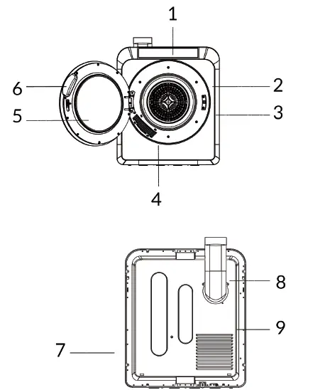 Klarstein 10035543 Tumble Dryer -fig 4