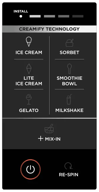 NINJA CREAMi Ice Cream Maker - PANEL