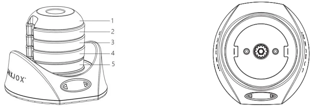 JAXJOX JJ15000 Kettlebellconnect 2.0 Adjustable Kettlebell Cool - fig1