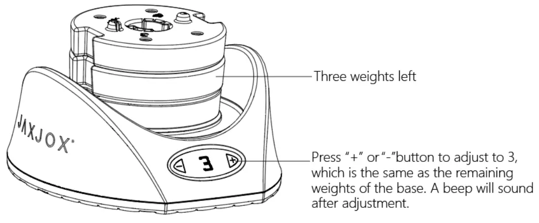 JAXJOX JJ15000 Kettlebellconnect 2.0 Adjustable Kettlebell Cool - fig7