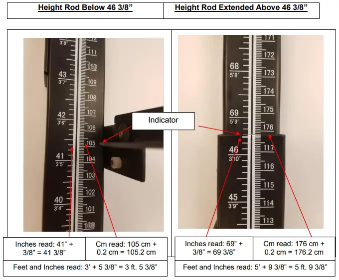 HEIGHT MEASUREMENT INSTRUCTIONS