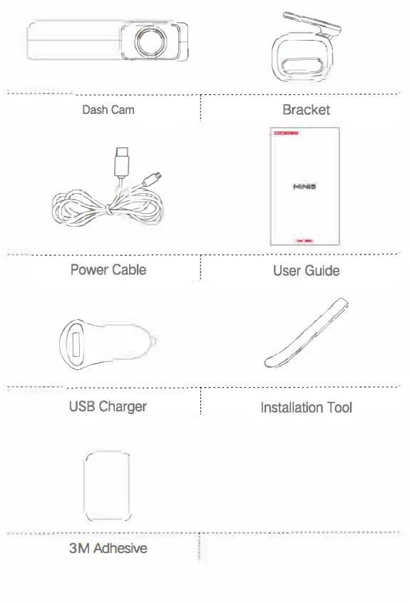 DDPAI Mini 5 True 4K Wifi GPS 64GB Dash Camera 1