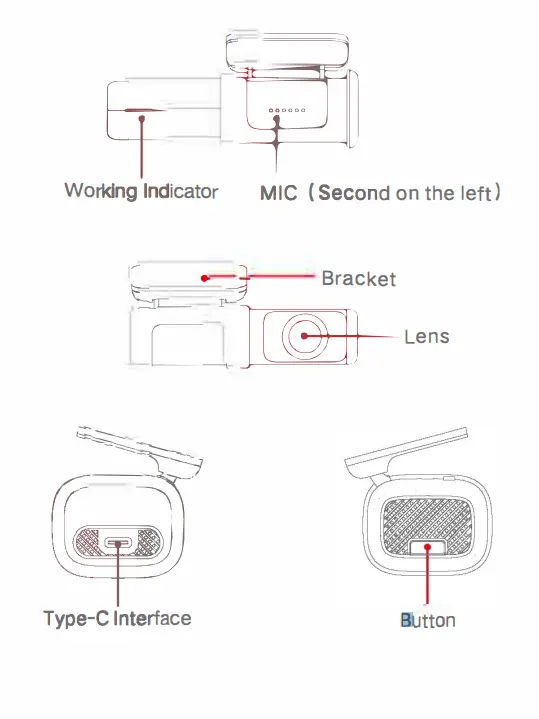 DDPAI Mini 5 True 4K Wifi GPS 64GB Dash Camera 2