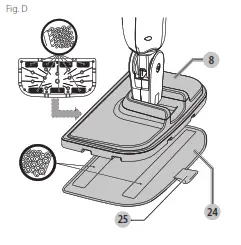 BLACK DECKER BHSM15FX08 Complete Steam Cleaning System - fig d