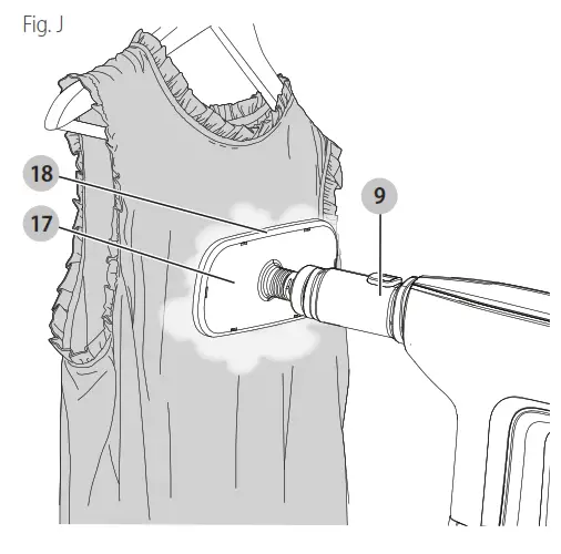 BLACK DECKER BHSM15FX08 Complete Steam Cleaning System - fig j
