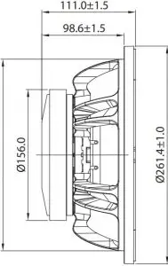Turbosound 300 Watt 10″ Low Frequency Loudspeaker User Guide