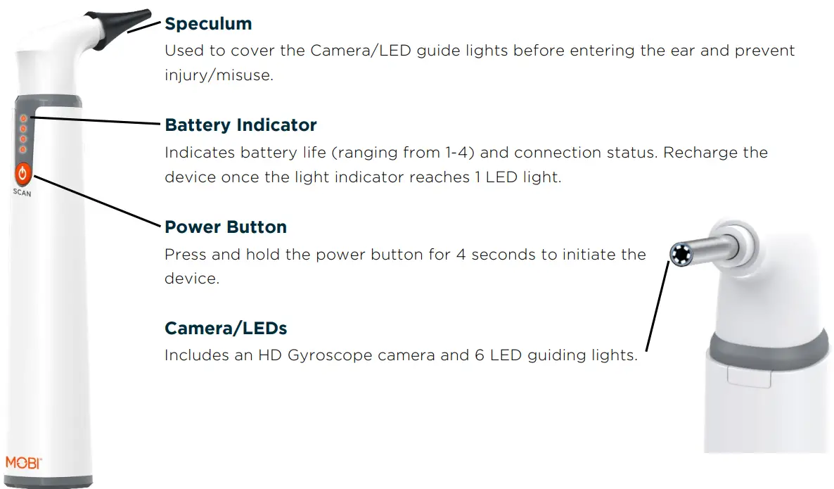 MOBI SA39W2206 Digital Otoscope - fig