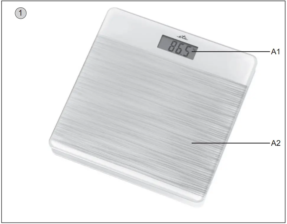 ETA 1780 Digital personal scale 1