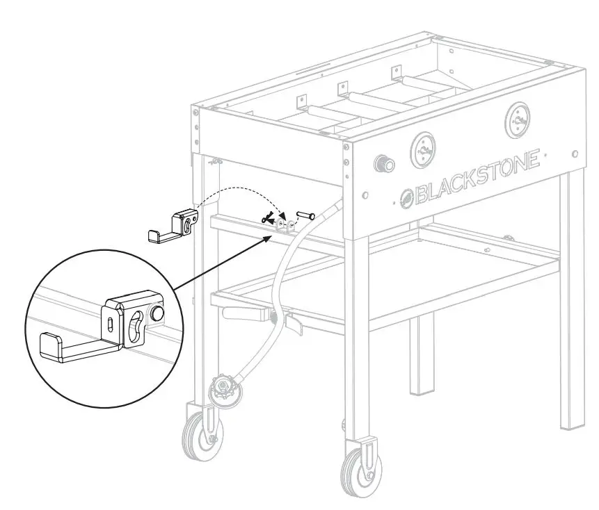 BLACKSTONE 2086 Griddle Electric Air Fryer Hood Owner's Manual - With the help of another person