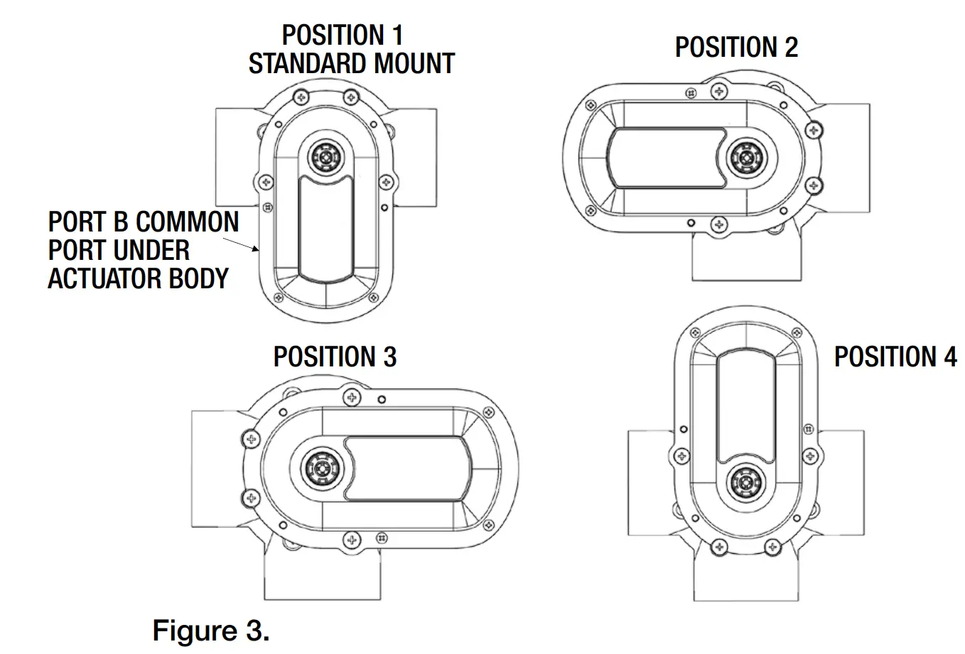 INTERMATIC PE24GVA VALVE ACTUATOR INSTALLATION ILLUSTRATION