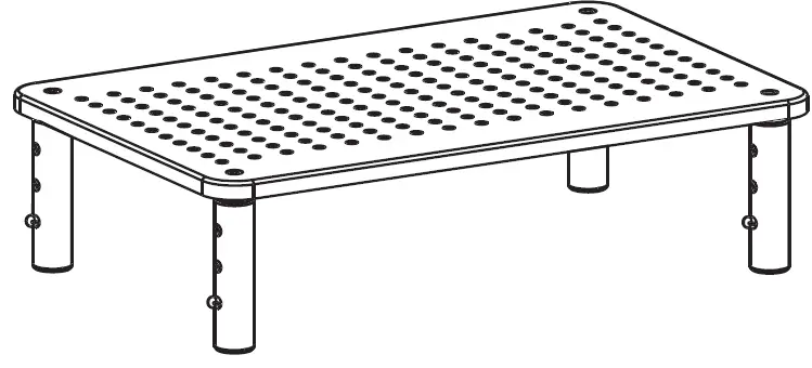 LORYERGO LEMS03 Adjustable Metal Monitor Stand