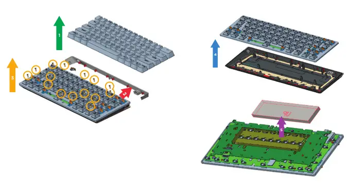 CORSAIR CH-9189014-NA K70 Pro Mini RGB Wireless Mechanical Gaming Keyboard - CORSAIR CH-9189014-NA K70 Pro Mini RGB Wireless Mechanical Gaming Keyboard - fig2