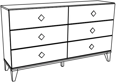 Best Quality Furniture MAD-Q4N Queen Bedroom Set 2