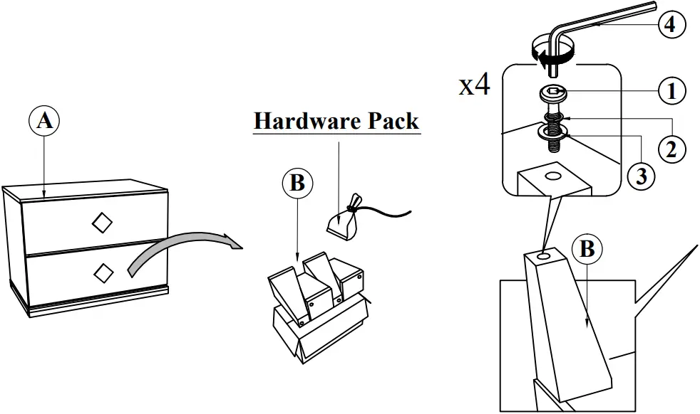 Best Quality Furniture MAD-Q4N Queen Bedroom Set 8