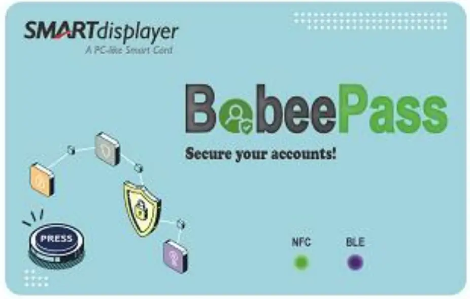 Smartdisplayer Technology BobeePass Smart Card - fig