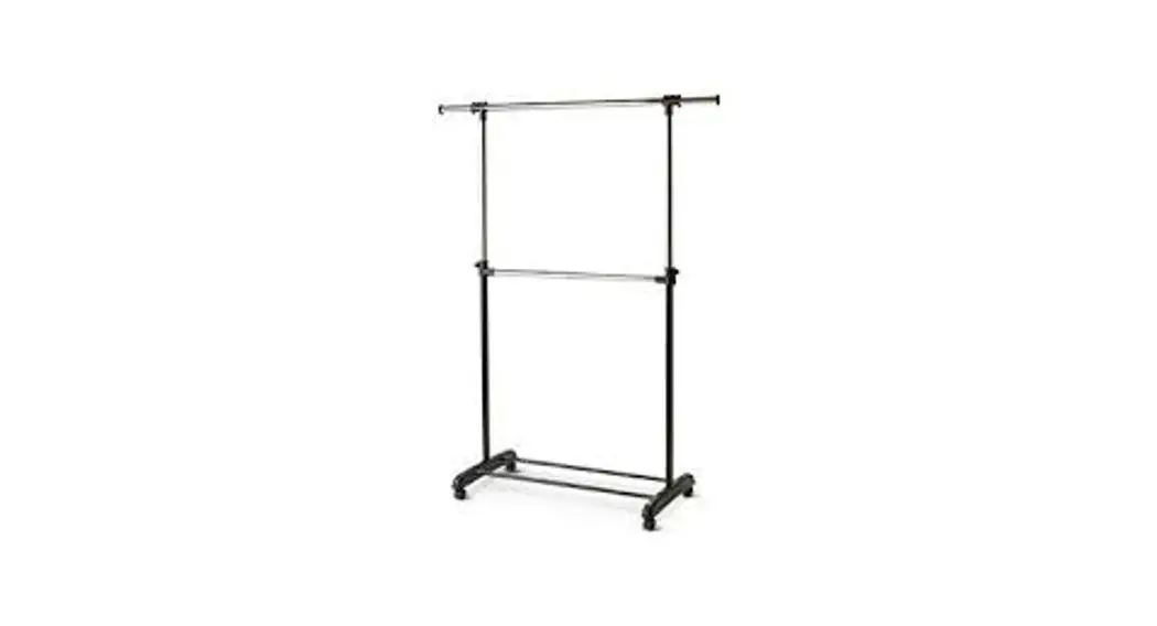 Easy Home 2 Tier Rolling Garment Rack Instructions