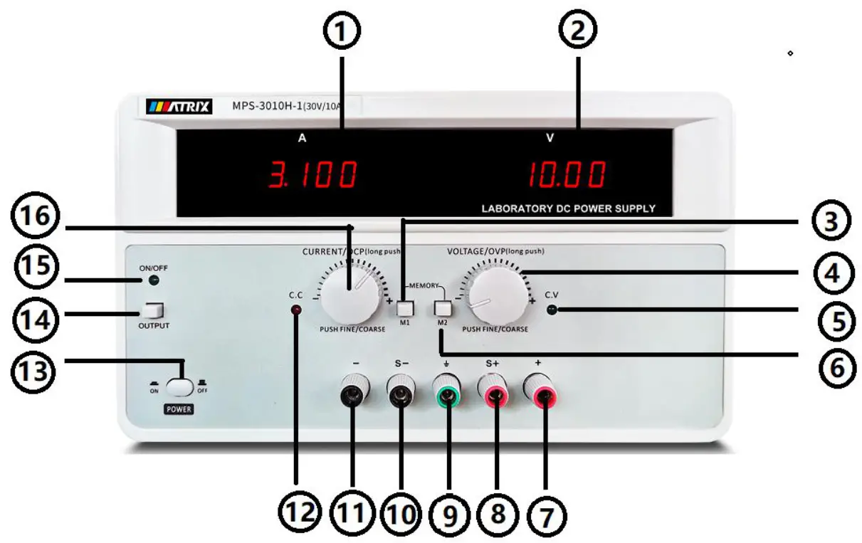 MATRIX MPS 3005D MPS H 1 Series DC Power Supply - Fig