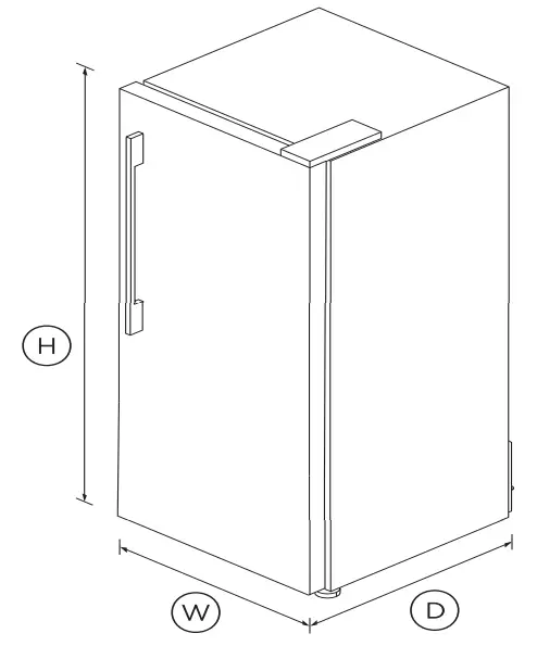 FISHER PAYKEL RF373SRDW1 63.5cm Freestanding Refrigerator - fig
