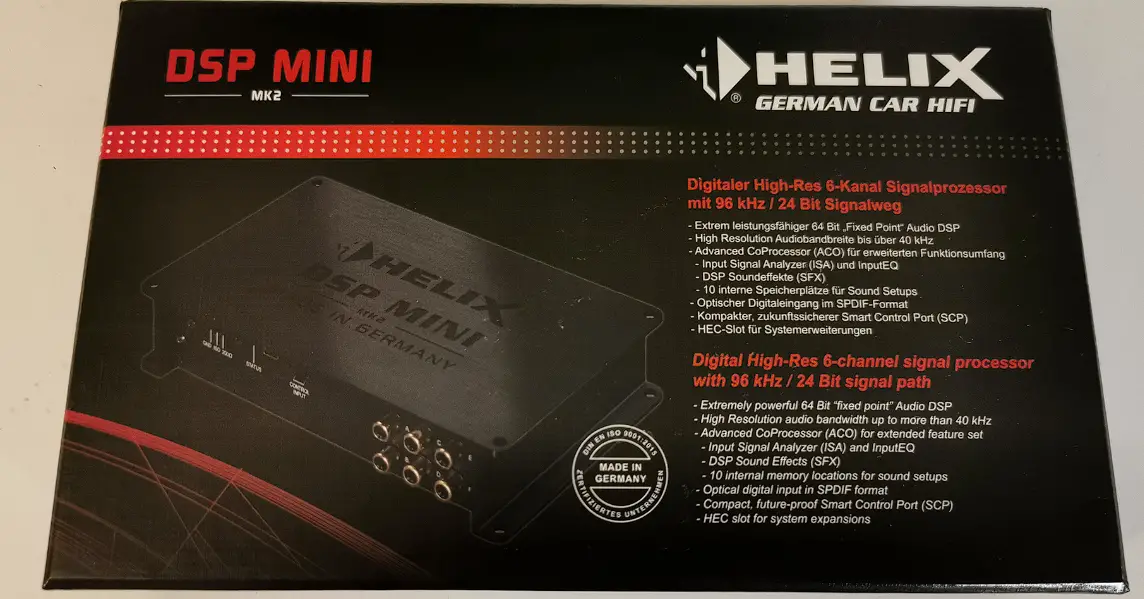 Helix Dsp.3s Digital High-res 8-channel Signal Processor User Manual