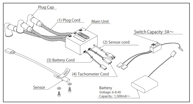 SAITO FG-84R3 RC 3 Cylinder Star Engine Petrol - 2