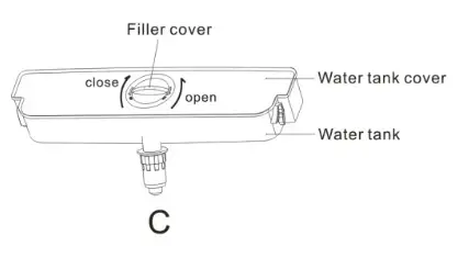 CHiQ CSS559NWD Side By Side Fridge - Setting1