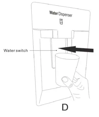 CHiQ CSS559NWD Side By Side Fridge - container