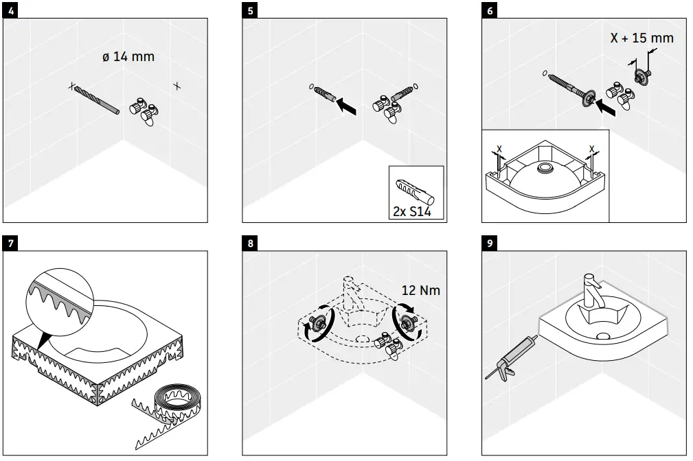 DURAVIT 044845 Washbasin Corner-fig3