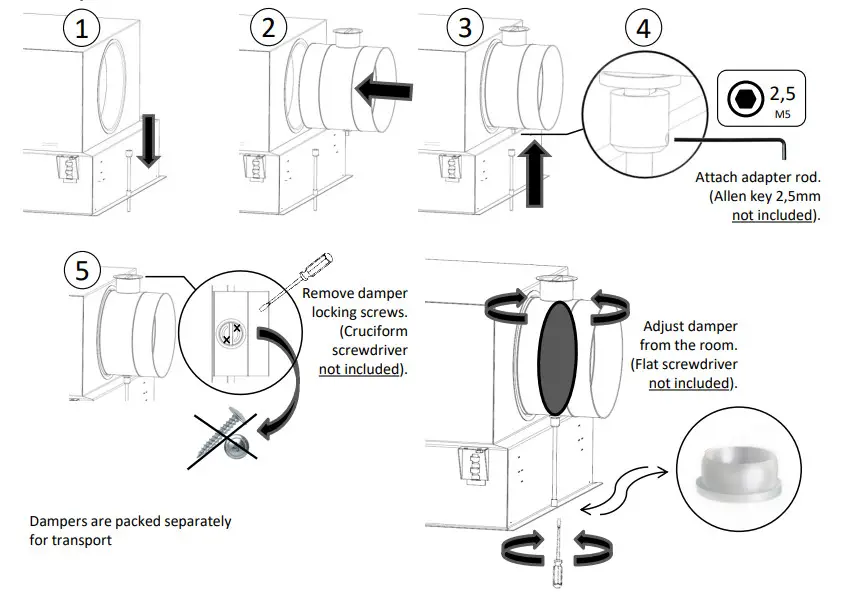 camfil CleanSeal V3 Extract Exhaust Return Air Housing - Figure 5