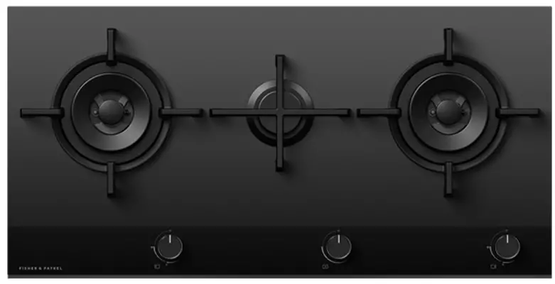 FISHER PAYKEL CG903DLPGB4 Gas on Glass Cooktop