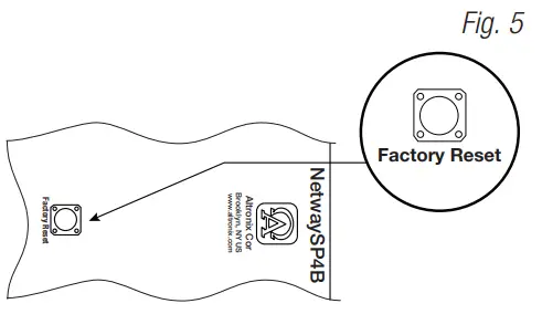 Factory Reset Option