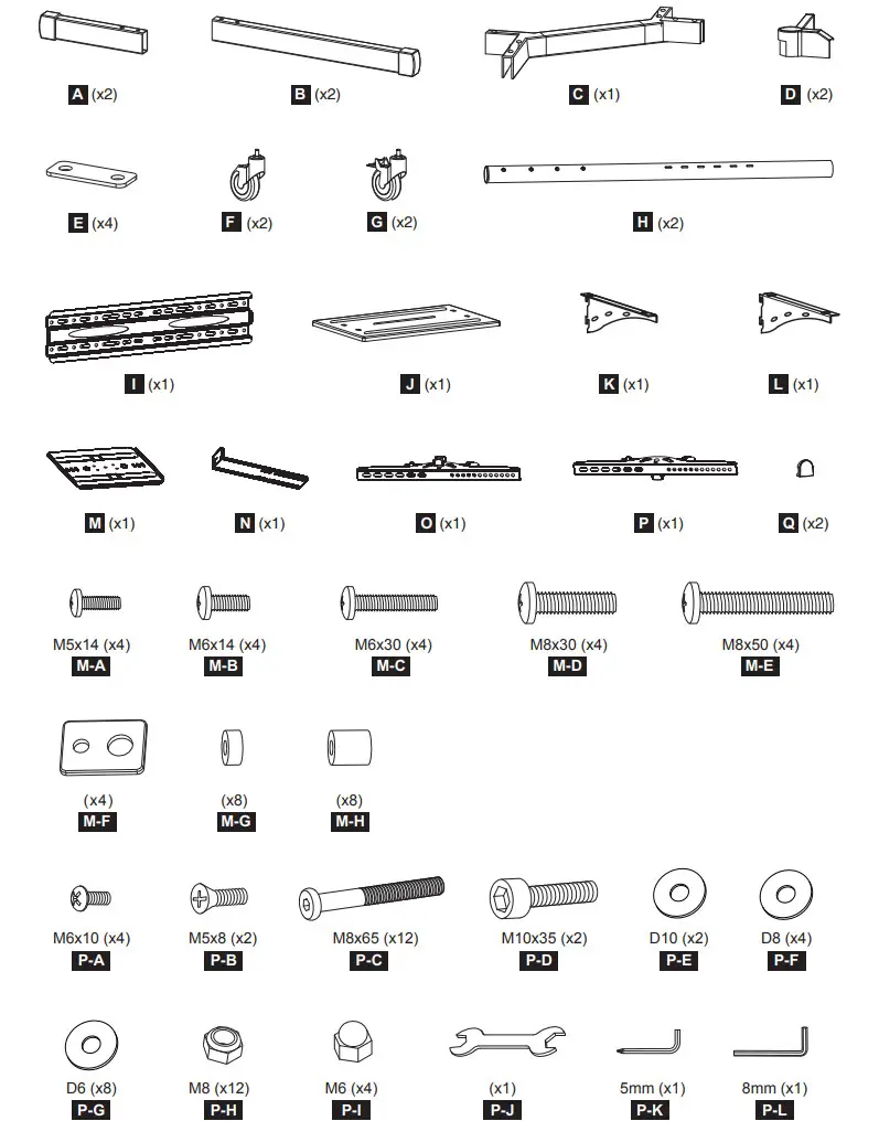 stell SOS 4000 Floor TV Cart - Figure 1