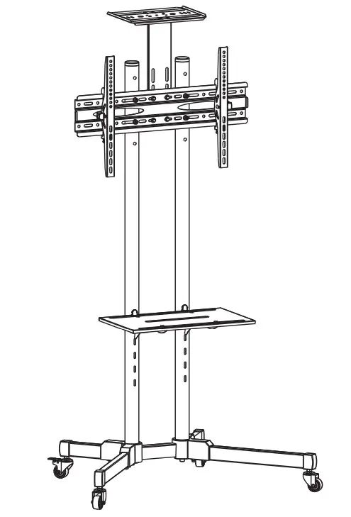 stell SOS 4000 Floor TV Cart