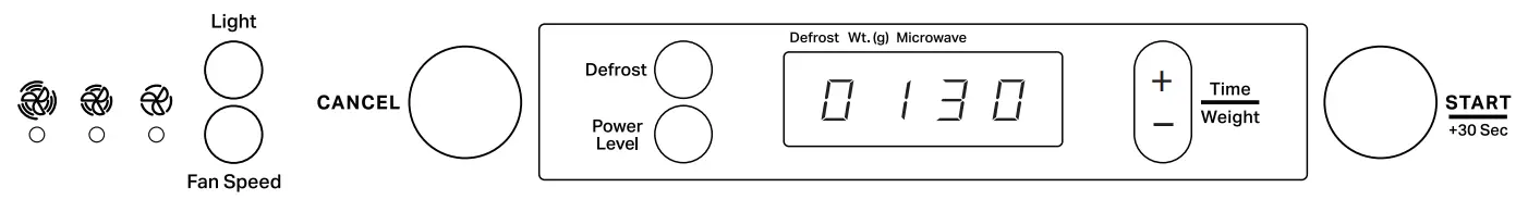 Whirlpool UMH50008 Microwave Hood Combination - OVEN CONTROL