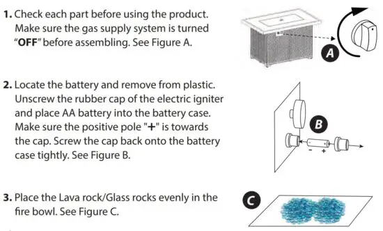 FIG 13 ASSEMBLY INSTRUCTIONS