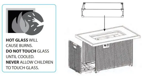 FIG 17 Inserting the Glass