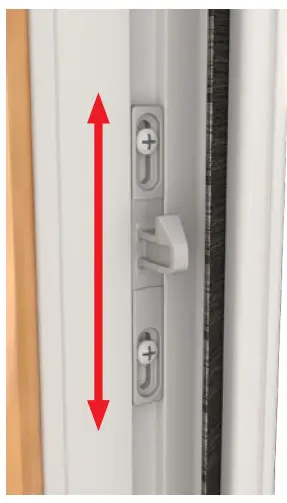 LARSON BRISA Retractable Screen - LATCH ALIGNMENT