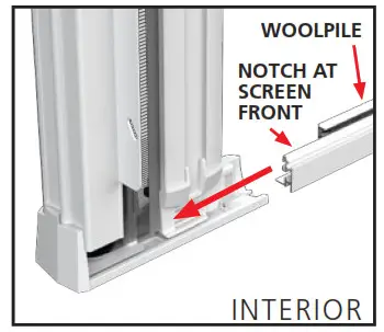 LARSON BRISA Retractable Screen - Sill Plate