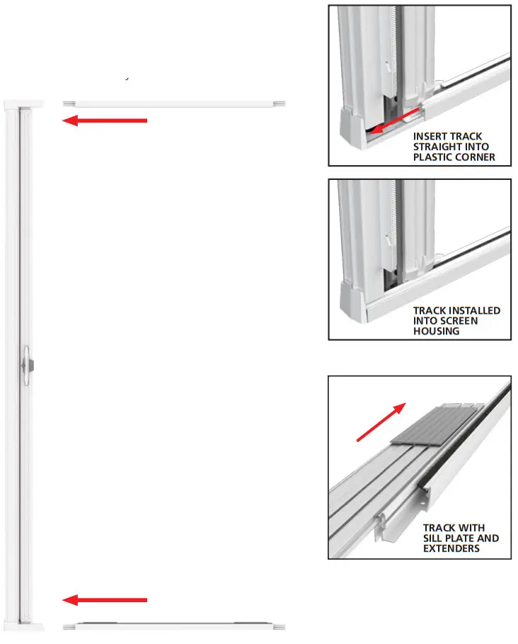 LARSON BRISA Retractable Screen - Sill Plate1