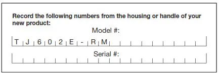 SUNJOE TJ602E RM Electric Tiller Plus Cultivator - Serial Numbers