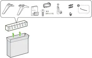 open Parts of the tv