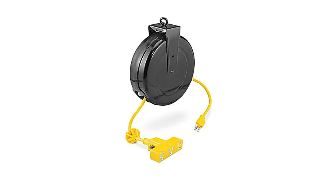 Uline Retractable Cord Reel H-5643 Installation Guide Uline Retractable Cord Reel H-5643 Installation Guide