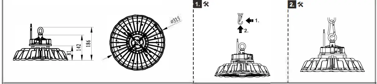 LUMEX SKYBAY4 LED HIGHBAY LIGHT fig 2