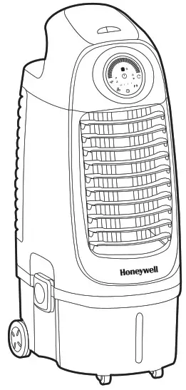 Honeywell CS10PE Series Portable Evaporative Air Cooler - cover