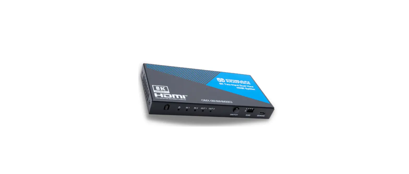Ocean Matrix 06hmhm0003 Compliant Hdmi 2x1x2 Splitter/switcher User Manual