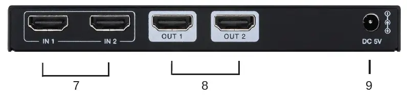 OCEAN-MATRIX-06HMHM0003-Compliant-HDMI-2x1x2-Splitter-Switcher-FIG-2