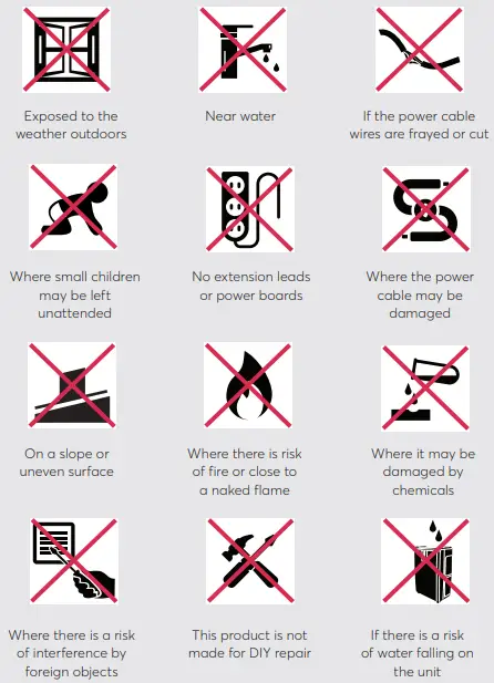 IMPORTANT SAFETY ADVICE