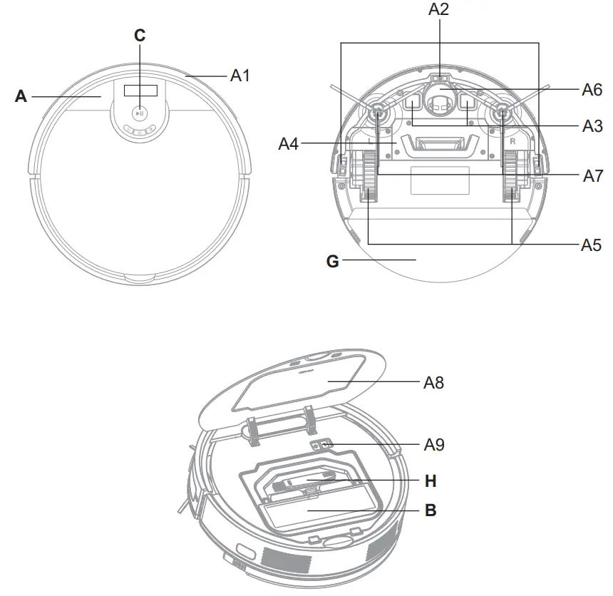 ETA 1227 90000 ZERO Robot Vacuum Cleaner - Fig 9