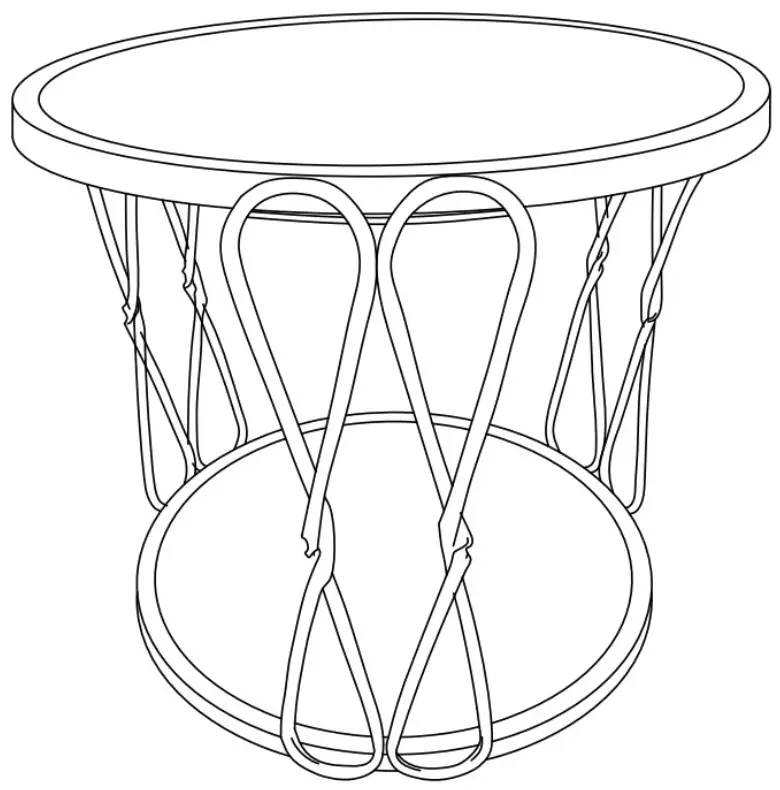 Hausfame HUSF EST2005BN End Table