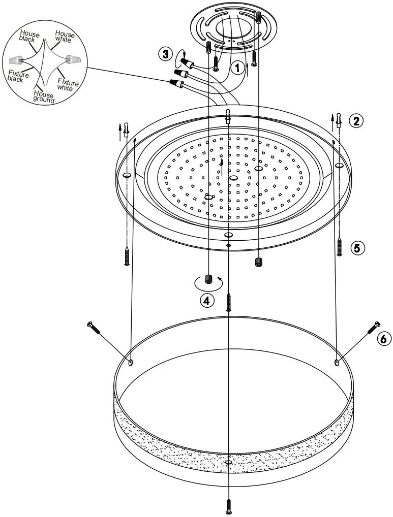 MATTEO M15301 LED Flush Mount